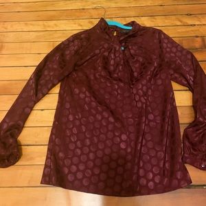 Maroon blouse